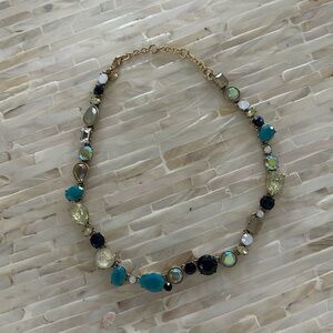 Blue stone necklace